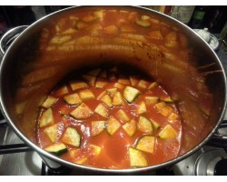 Paprika-tomaten-courgettesoep